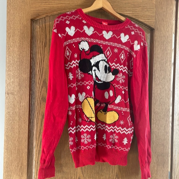 Disney Sweaters - Gently worn Disney Christmas sweater; sz M
